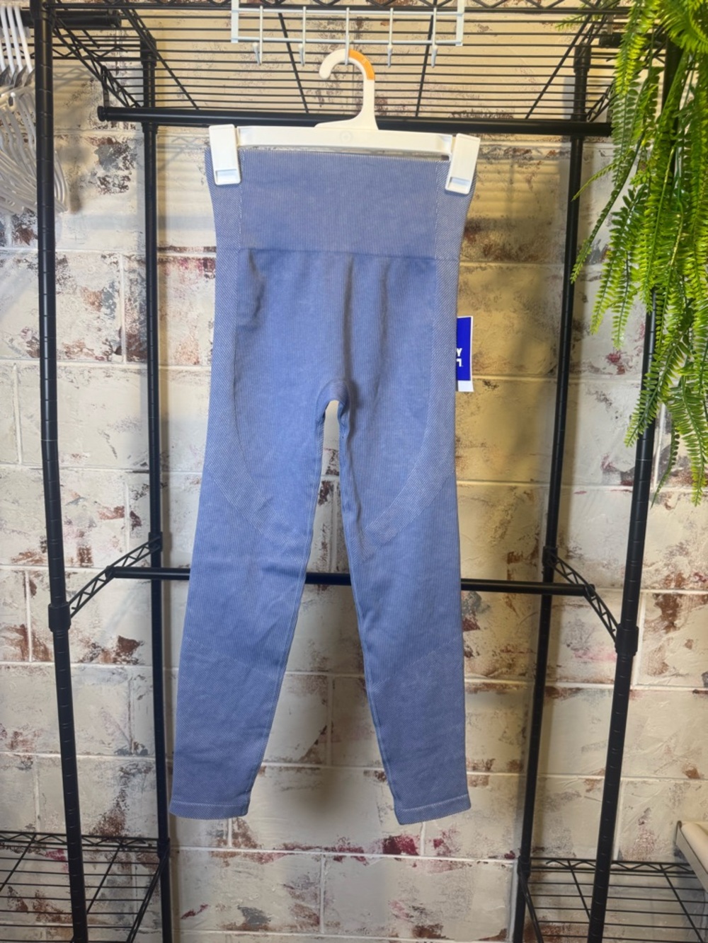JoyLab Infinity High-Waisted Ankle Leggings Blue Size XS Women's